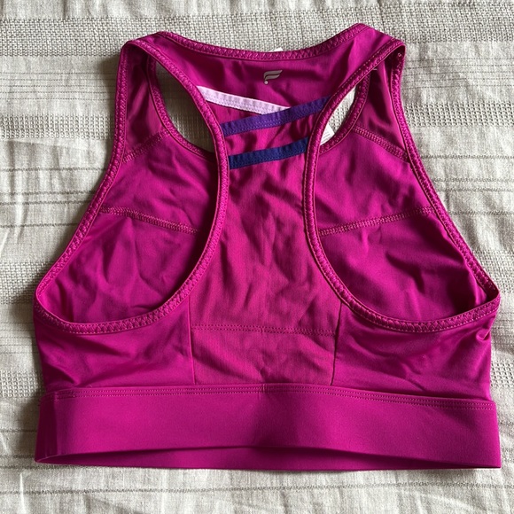 Fabletics Raspberry Sports Bra, size small - Picture 2 of 5